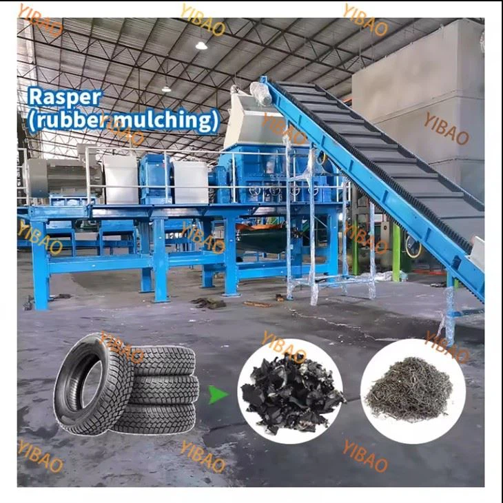 Double Shaft Tire Shredder